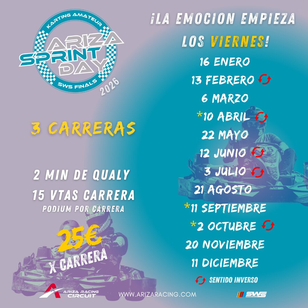 CARRERAS SPRINTS 2026