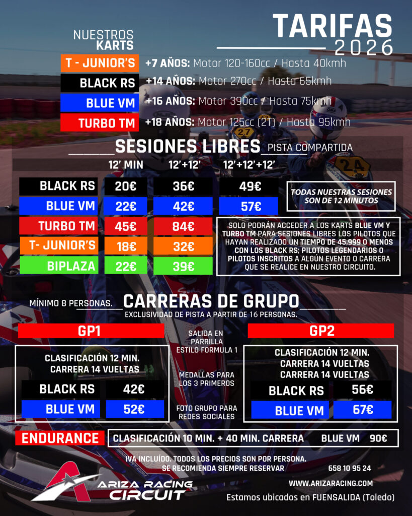 TARIFAS 2026 MARZO